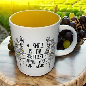 Fisher Products Mug – 16oz Stoneware-A Smile is the Prettiest Thing You Can Wear